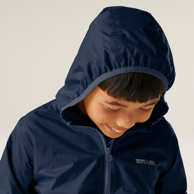 Regatta Kids Lever II Waterproof Packaway Jacket
