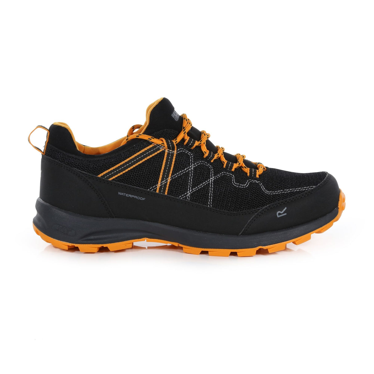 Regatta Samaris Lite Low Mens Waterproof Walking Hiking Shoes - Black/Orange