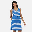 Regatta Womens Felixia Cotton Drawcord Mid Length Sun Summer Dress
