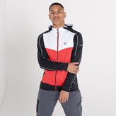 Dare2b Mens Revivied Core Full Zip Stretch Hooded Jacket