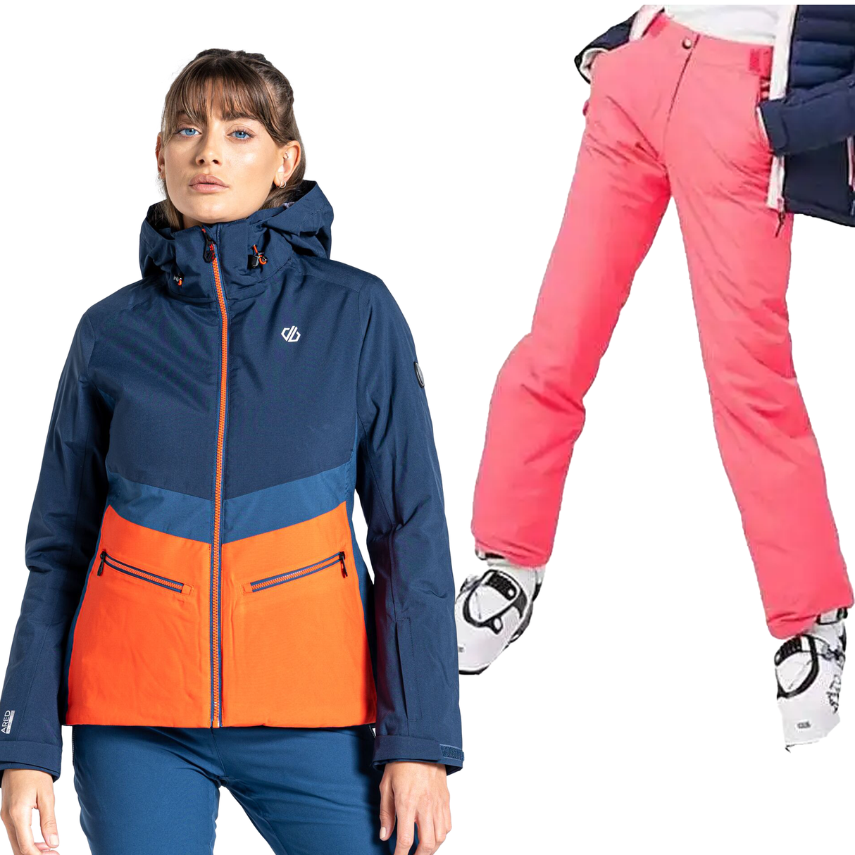 Dare2b Womens Equalise Ski Jacket Salopette Ski Set