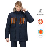 Regatta Mens Volter Battery Heated Insulated Winter Waterproof Parka Jacket
