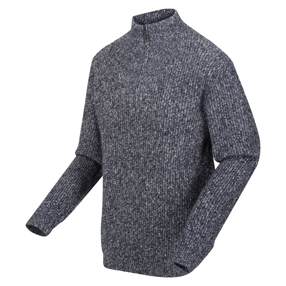 Regatta Mens Kaison Knitted Jumper Half Zip Fleece Jacket