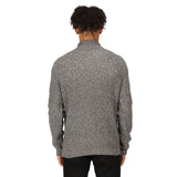 Regatta Mens Kaison Knitted Jumper Half Zip Fleece Jacket