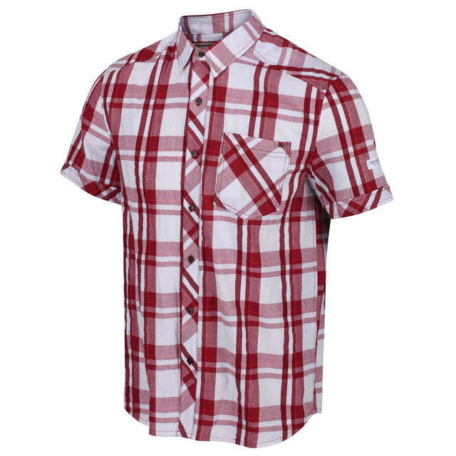 Regatta Mens Deakin III Short Sleeve Check Shirt
