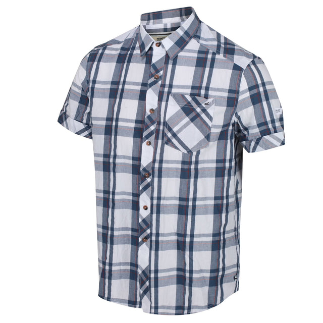 Regatta Mens Deakin III Short Sleeve Check Shirt