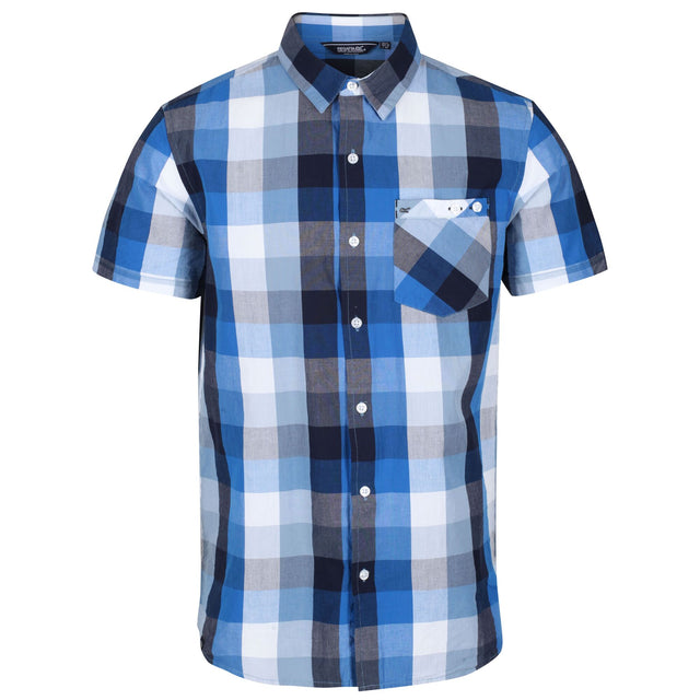 Regatta Mens Ramiel Short Sleeve Check Shirt
