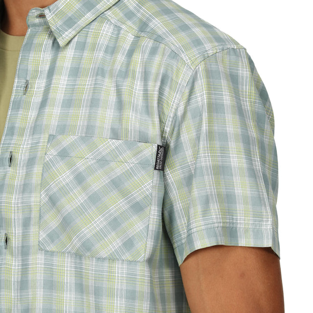 Regatta Mens Kalambo VII Short Sleeve Check Shirt