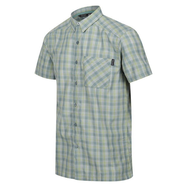 Regatta Mens Kalambo VII Short Sleeve Check Shirt