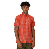 Regatta Mens Kalambo VII Short Sleeve Check Shirt