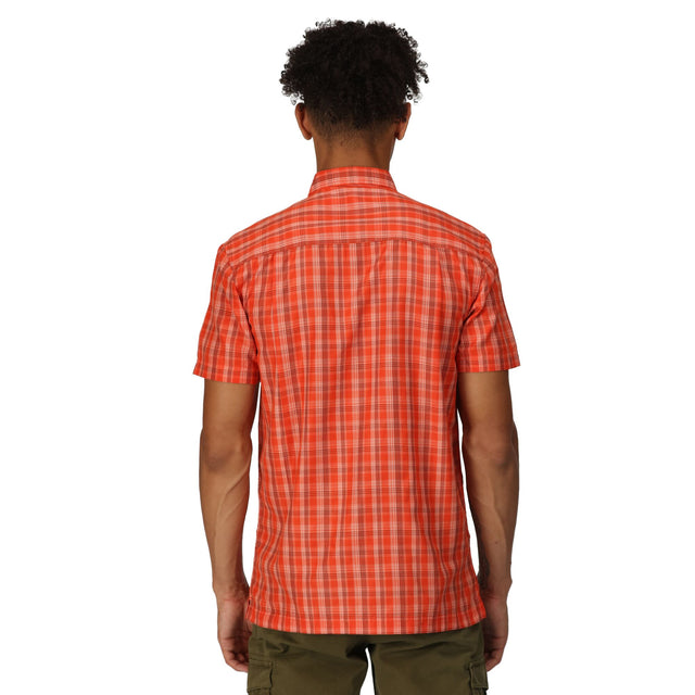 Regatta Mens Kalambo VII Short Sleeve Check Shirt