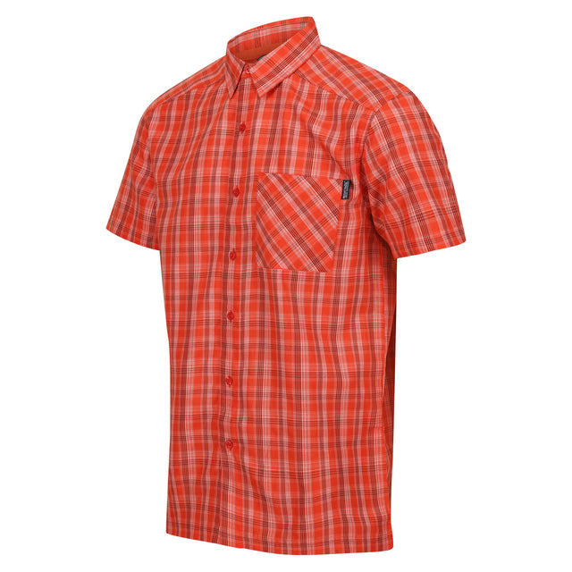 Regatta Mens Kalambo VII Short Sleeve Check Shirt