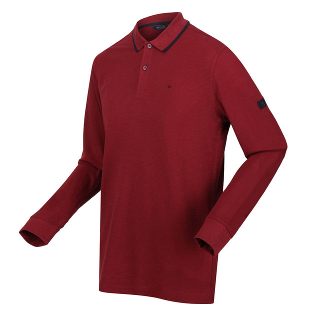 Regatta Mens Leaonzo Long Sleeved Polo Shirt