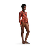 Regatta Orla Kiely Full Zip Scuba Swimming Top