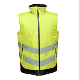 Regatta Mens Hi-Vis Insulated Reflective Bodywarmer