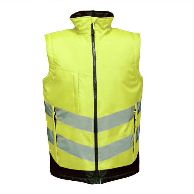 Regatta Mens Hi Vis Viz Work Wear Insulated Bodywarmer Gilet