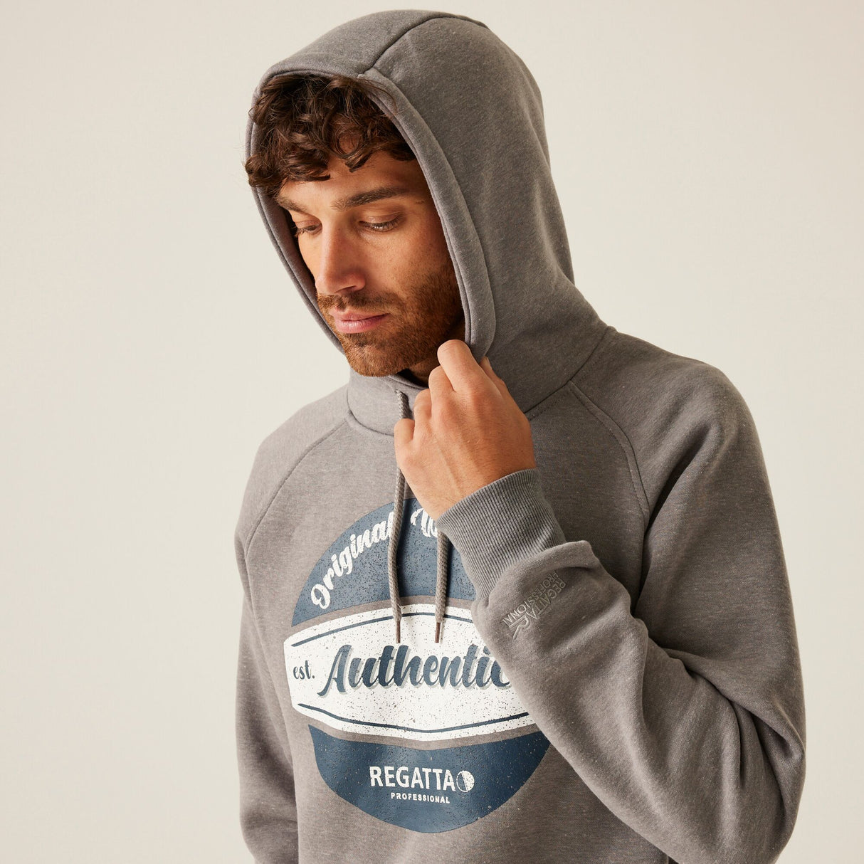 Regatta Mens Original Graphic Print Workwear Casual Hoodie