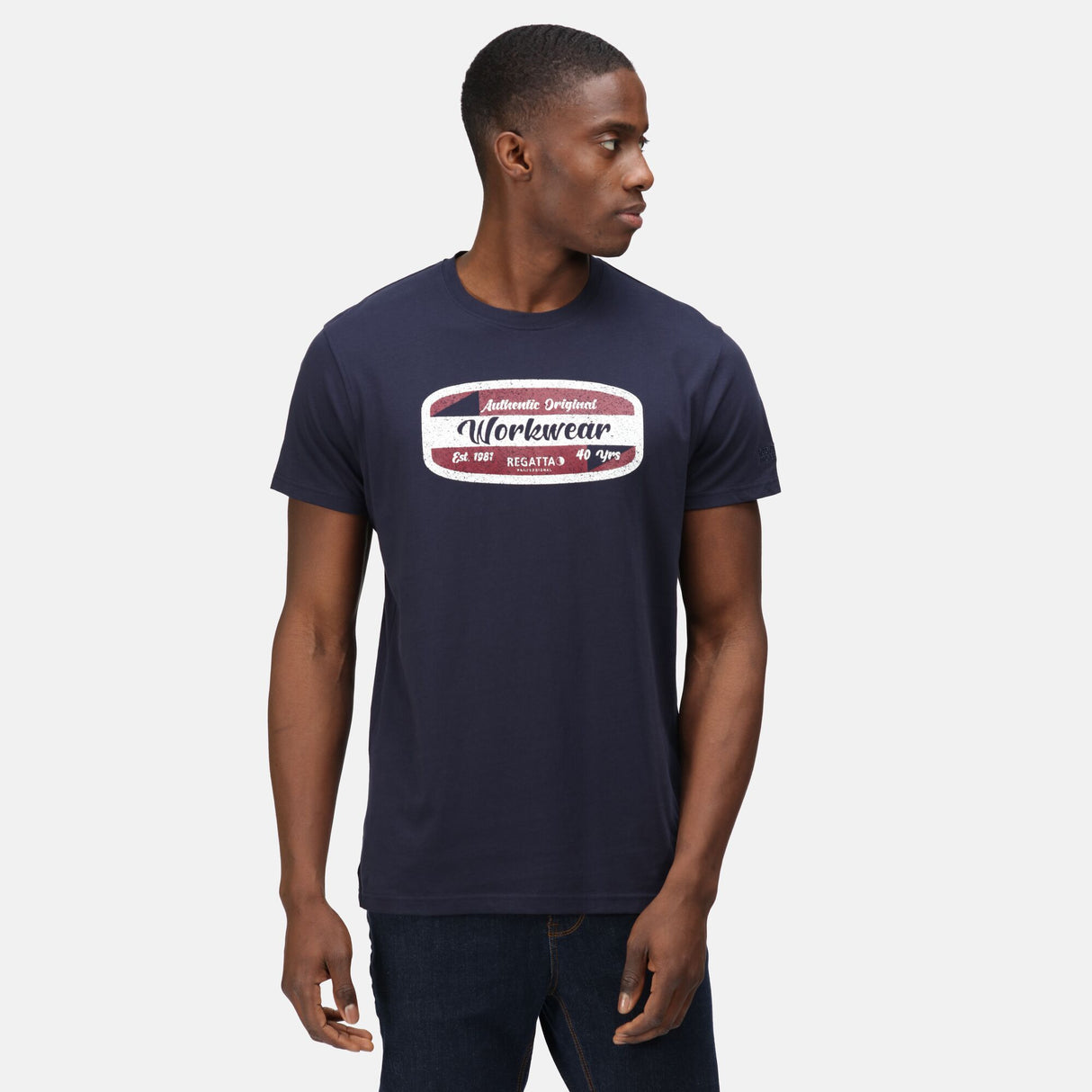 Regatta Mens Pro 40 Years Graphic Print T Shirt