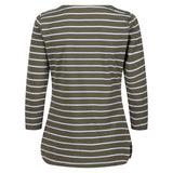 Regatta Womens Bayla 3/4 Sleeved Top Striped T Shirt