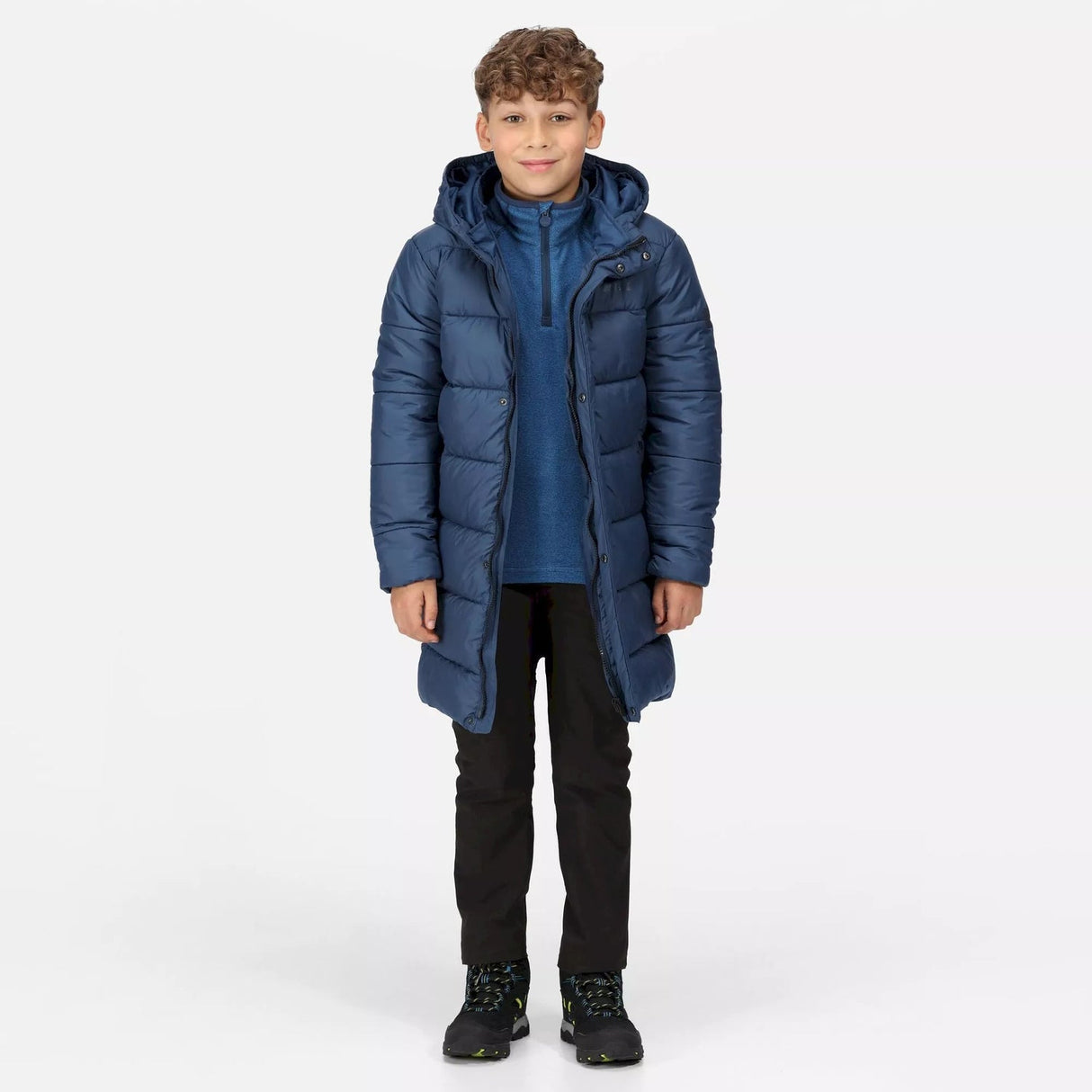 Regatta Kids Bodie Hooded Long Insulated Jacket