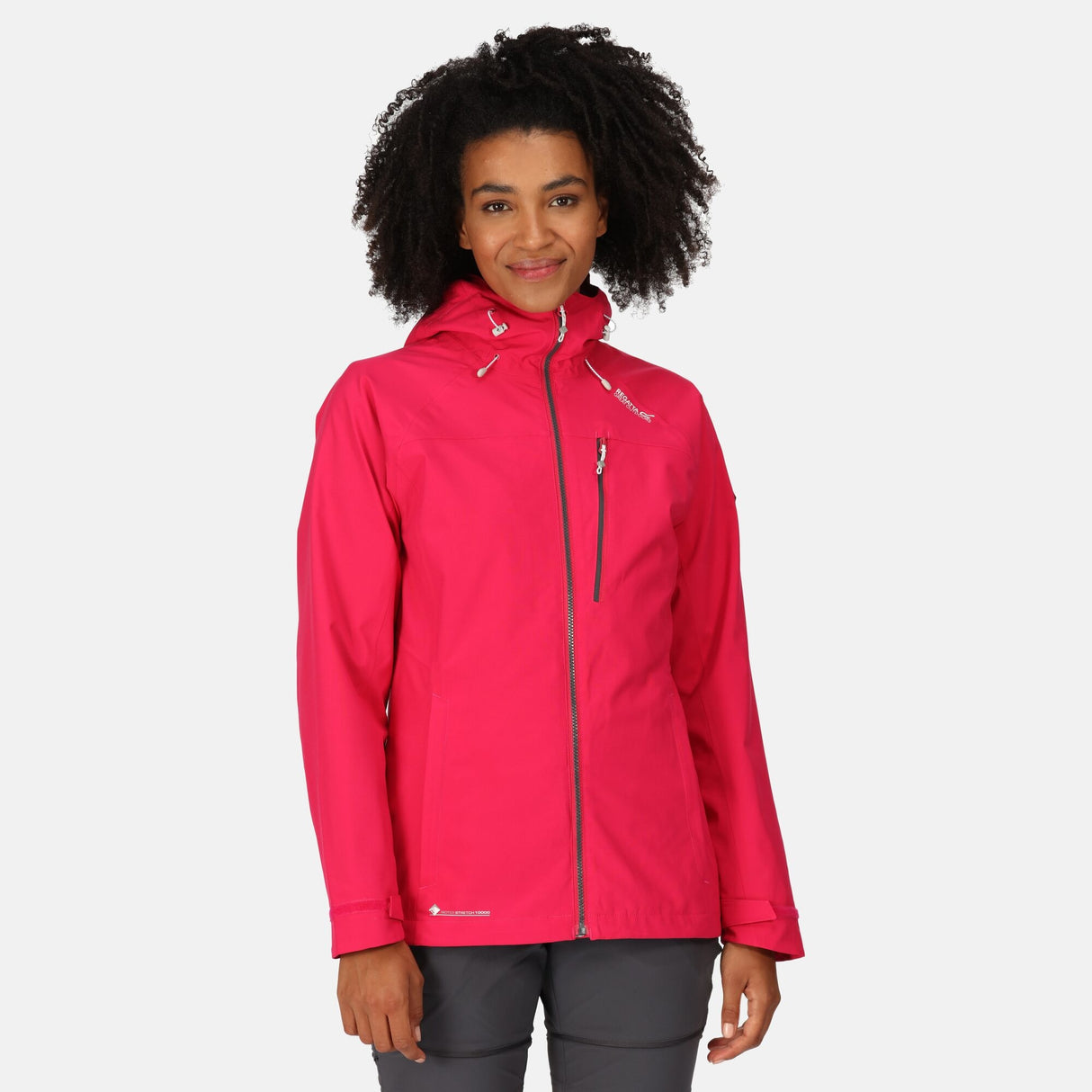 Regatta Womens Britedale Waterproof Breathable Jacket -LED Torch On Hood