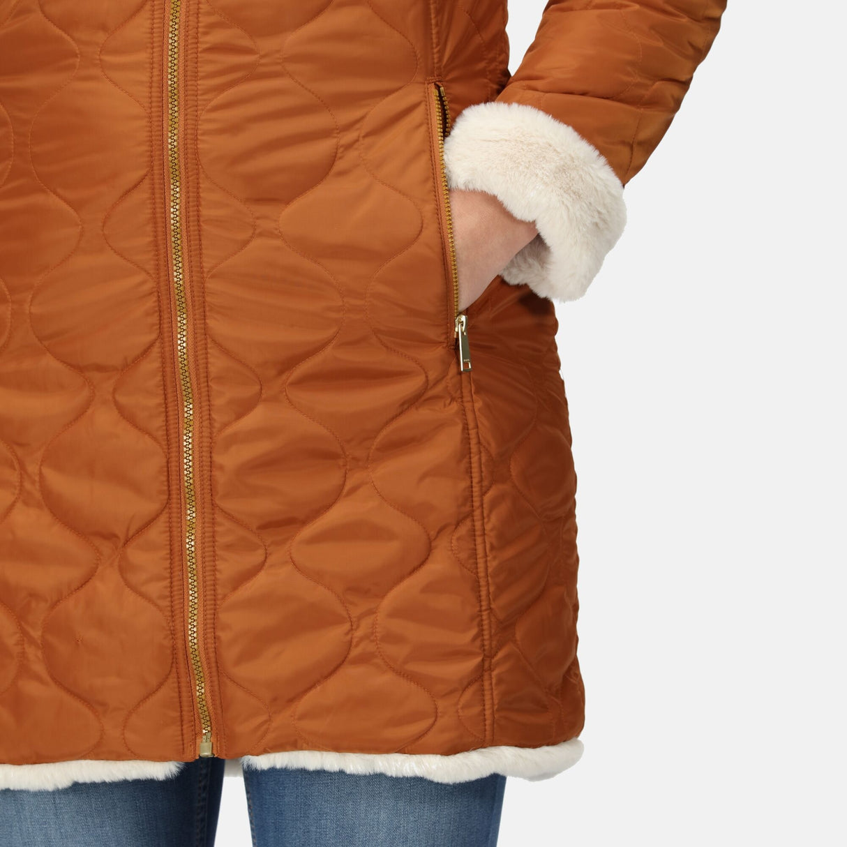 Regatta Womens Caileigh Reversible Fleece Lined Quilted Jacket