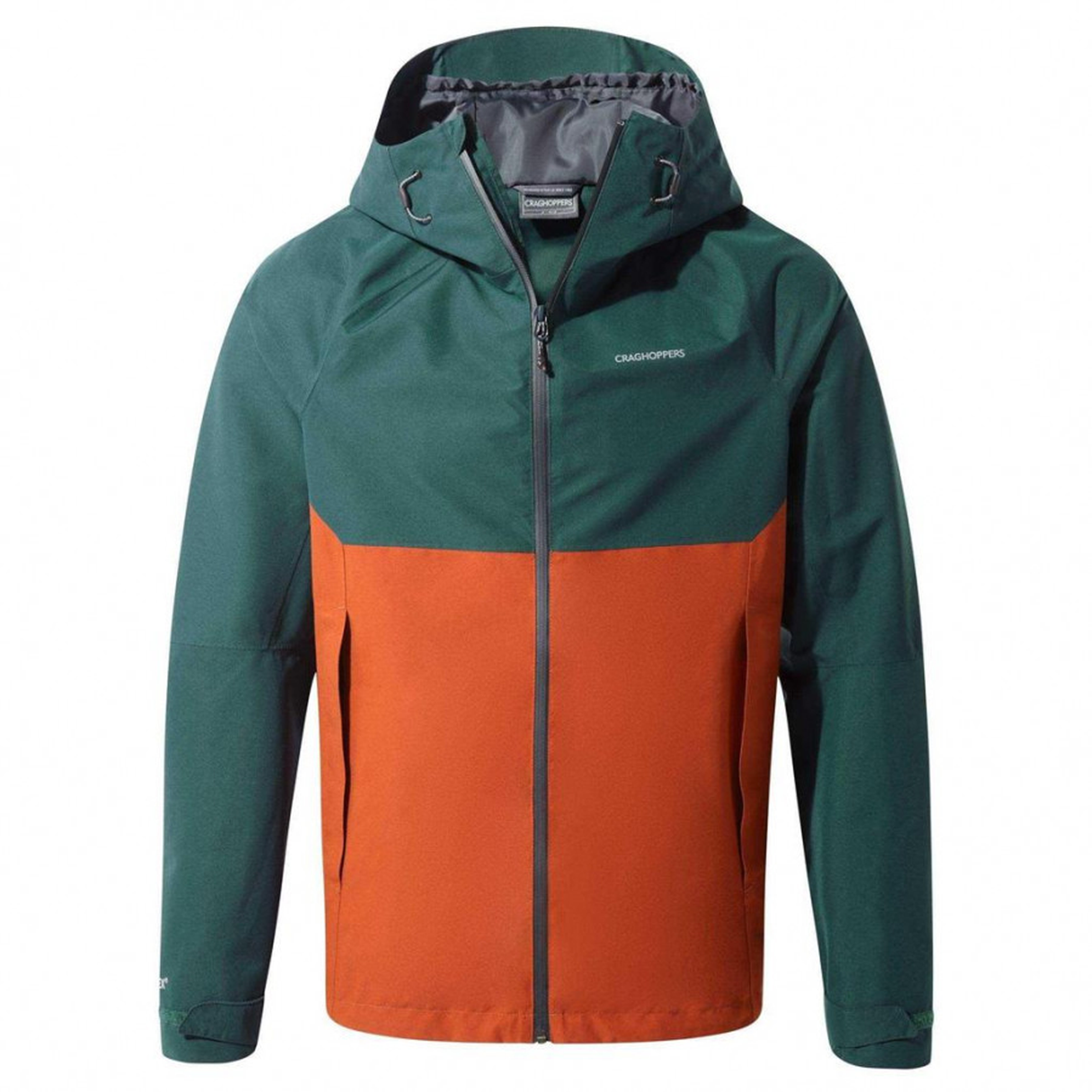 Craghoppers Mens Caleb GoreTex Lightweight Waterproof Jacket M Mountain Green