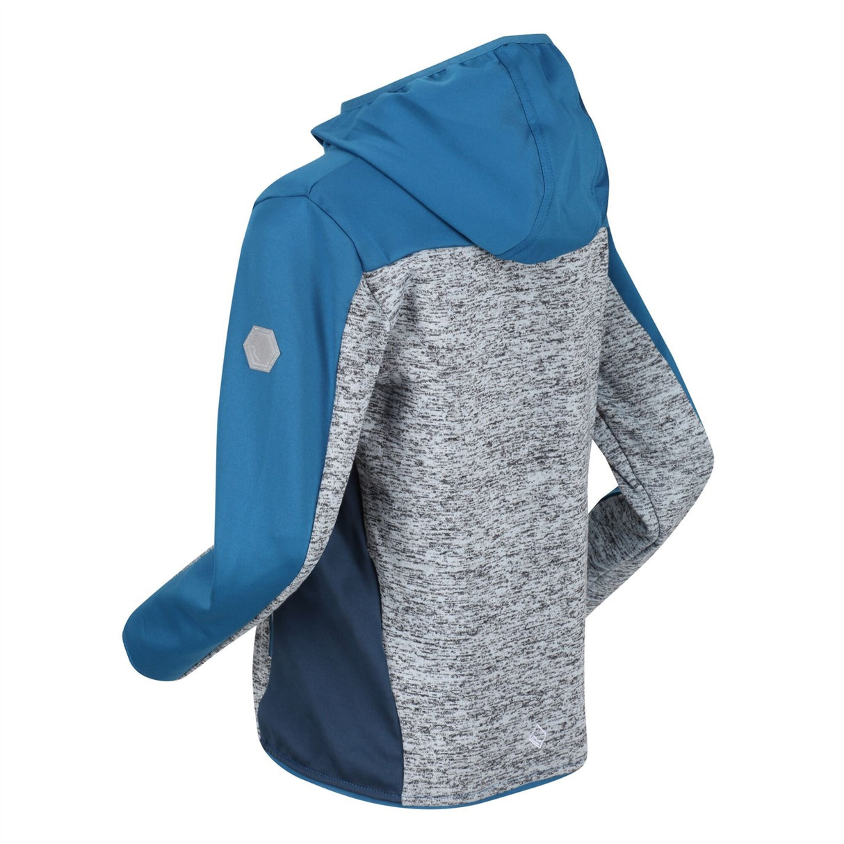 Regatta Kids Dissolver IV Hooded Marl Knit Fleece Jacket