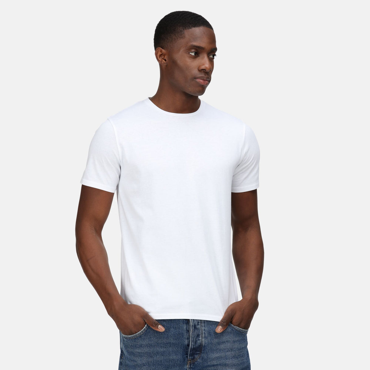 Regatta Mens Essentials 5 Pack T Shirts Mixed