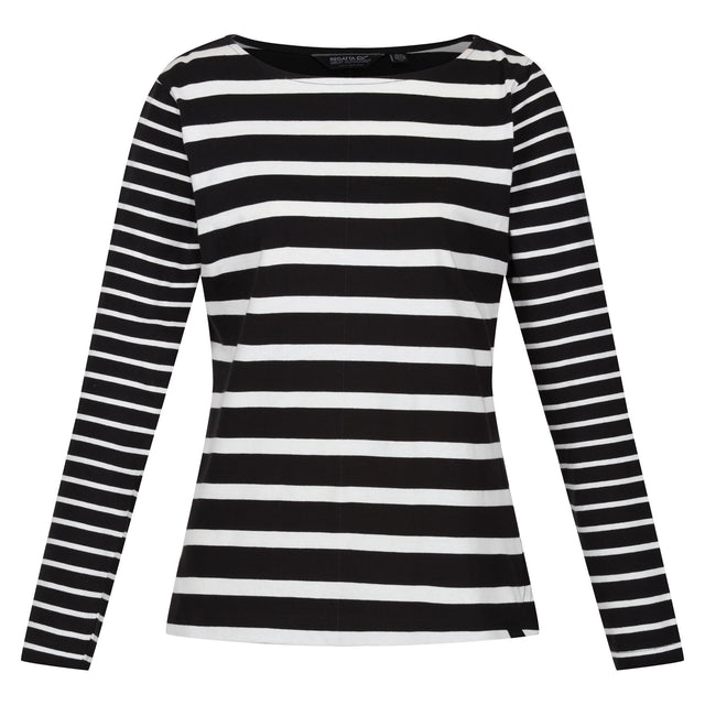 Regatta Womens Farida Striped Long Sleeved T Shirt