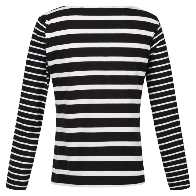 Regatta Womens Farida Striped Long Sleeved T Shirt