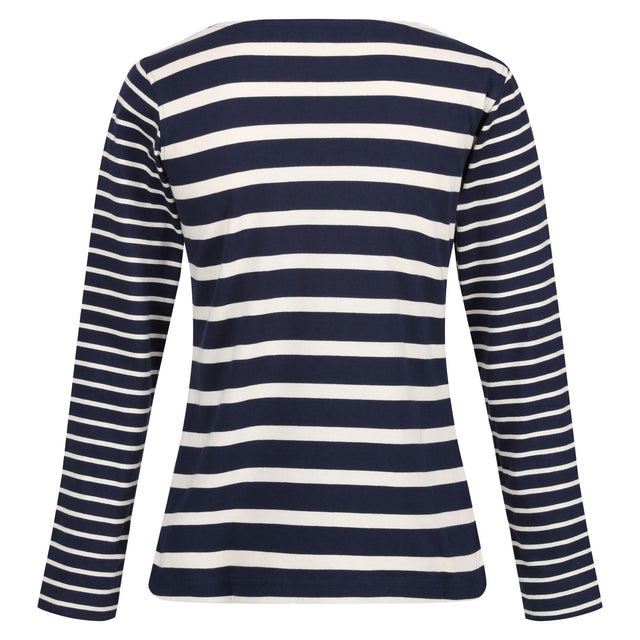 Regatta Womens Farida Striped Long Sleeved T Shirt