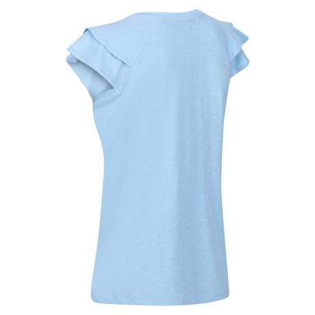 Regatta Womens Ferra Frilled Sleeved Cotton T Shirt