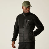 Regatta Mens Frankie Borg Full Zip Hybrid Fleece