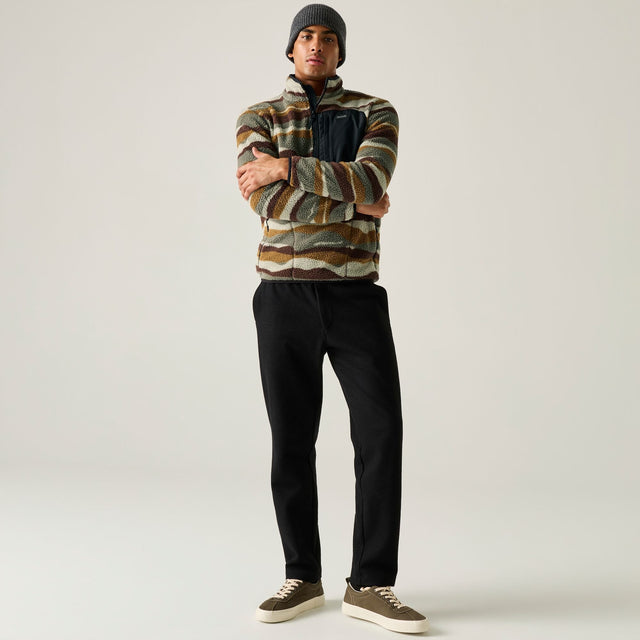 Regatta Mens Frankie Borg Half Zip Fleece Jacket