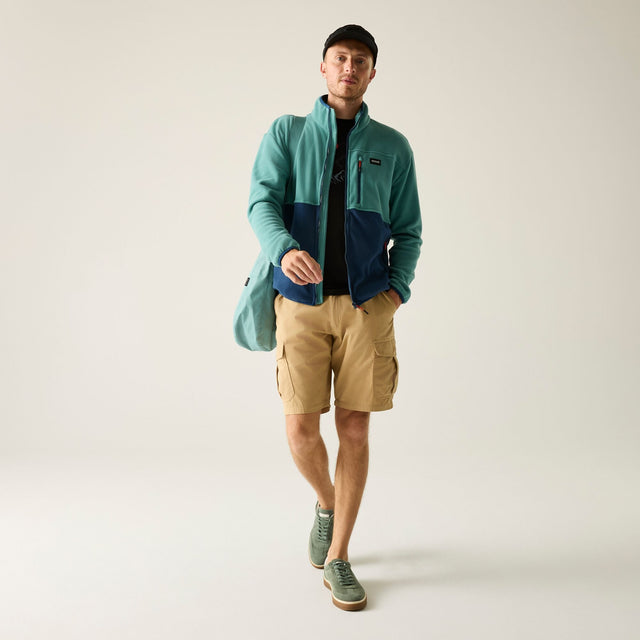 Regatta Mens Frankie Colour Block Full Zip Fleece Jacket