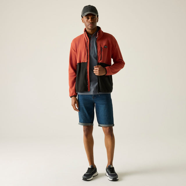 Regatta Mens Frankie Colour Block Full Zip Fleece Jacket