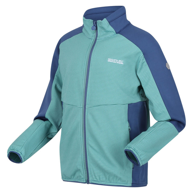 Regatta Kids Highton IV Full Zip Stretch Fabric Fleece Jacket