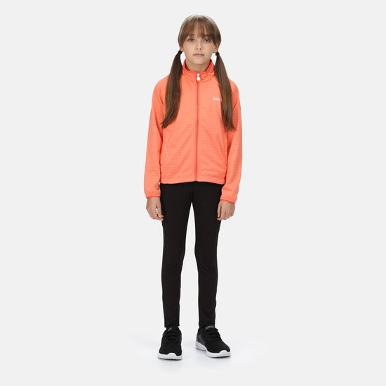 Regatta Kids Girls Highton Lite II Softshell Jacket - Coral