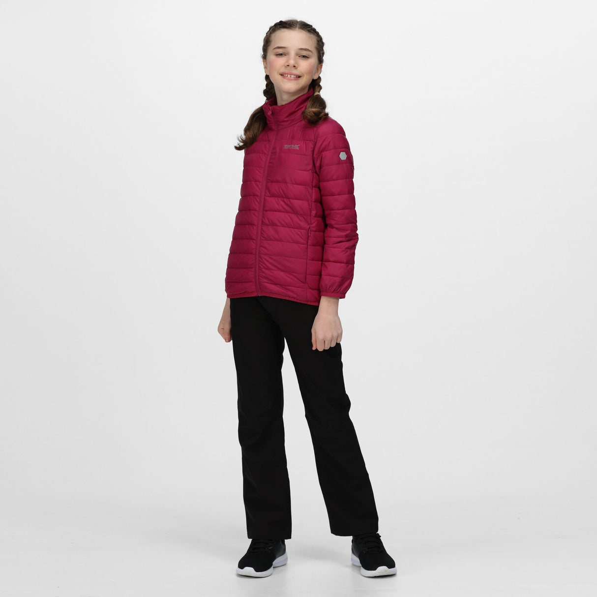 Regatta Kids Girls Hillpack Quilted Insulated Jacket - Raspberry