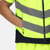 Regatta Mens Hi Vis Pro Reflective Bodywarmer