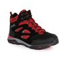 Regatta Kids Boys Holcombe IEP Waterproof Walking Boots - Black/Red