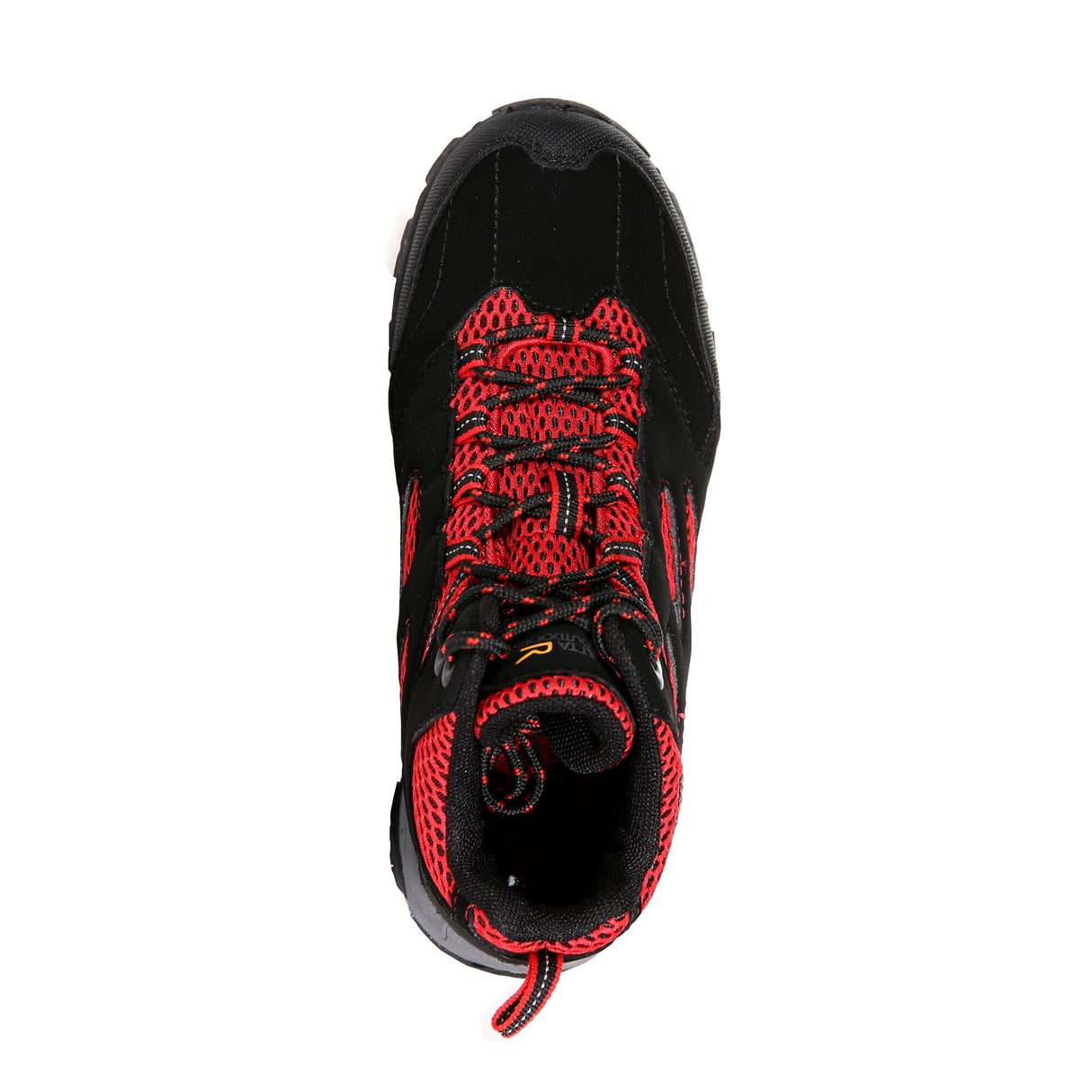 Regatta Kids Boys Holcombe IEP Waterproof Walking Boots - Black/Red
