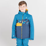 Dare2b Kids Humour Hooded Quilted Waterproof Ski Jacket
