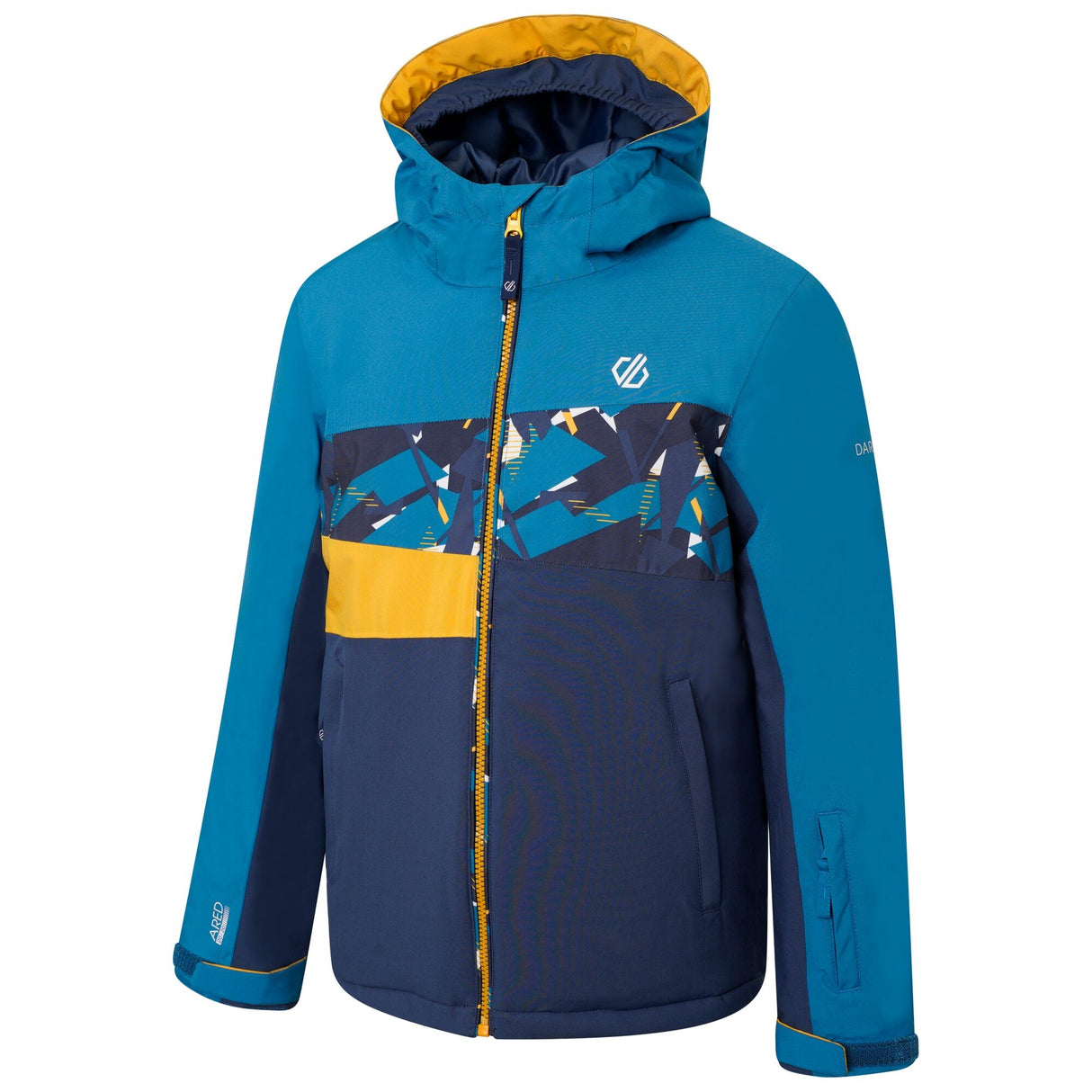 Dare2b Kids Humour Hooded Quilted Waterproof Ski Jacket