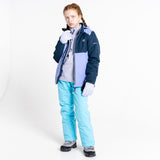 Dare 2b Kids Girls Impose III Waterproof Ski Jacket - Navy/Violet