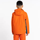 Dare 2b Kids Boys Impose III Waterproof Ski Jacket - Orange/Blue