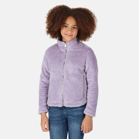 Regatta Kids Boys Girls Kallye Full Zip Fluffy Fleece Jacket