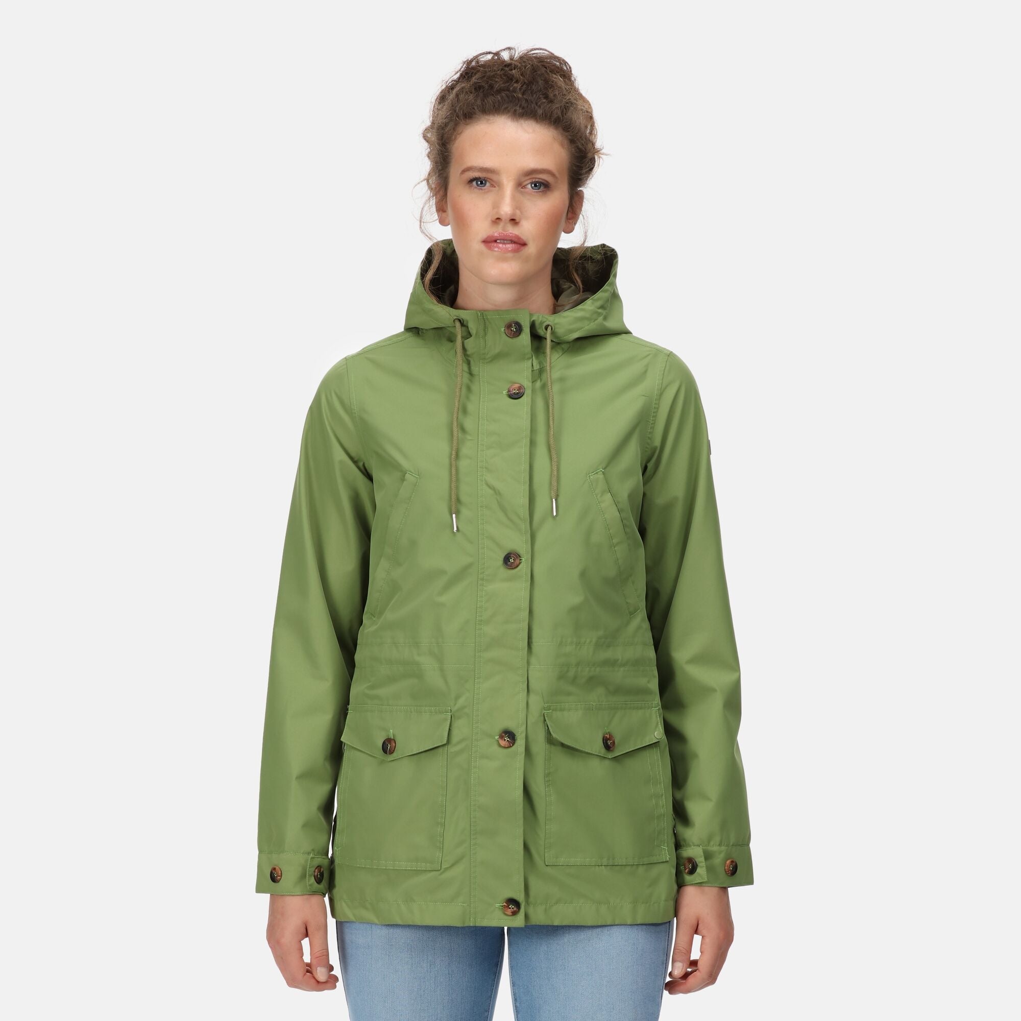 Green regatta waterproof jacket online