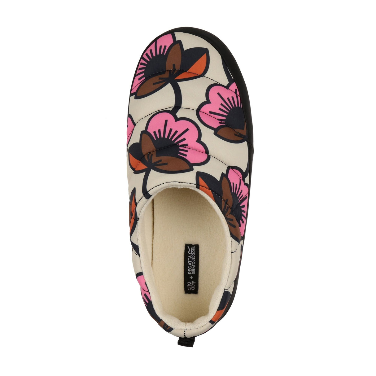 Regatta Womens Orla Kiely Tent Mule Quilted Slippers